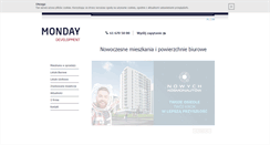 Desktop Screenshot of mondaydevelopment.pl